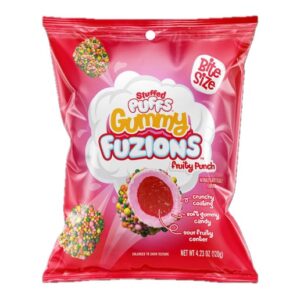 Stuffed Puffs Gummy Fuzions Fruit Punch 4.36oz 8ct
